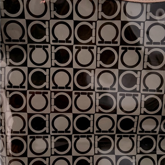 SALVATORE FERRAGAMO Translucent Gancini Logo Shoulder Bag - Picture 10 of 13